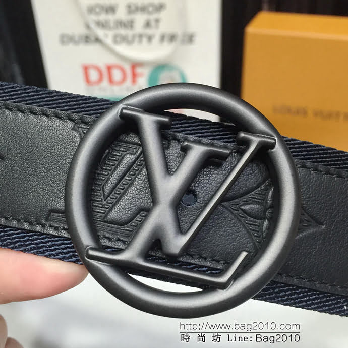 路易威登LV M0114T 本季新品 LV Circle腰帶 休閒時尚 男士皮帶  xfp1399